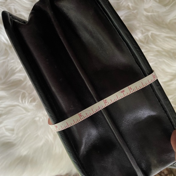 Vintage Real Leather Embossed Messenger Bag Purse - Picture 11 of 11